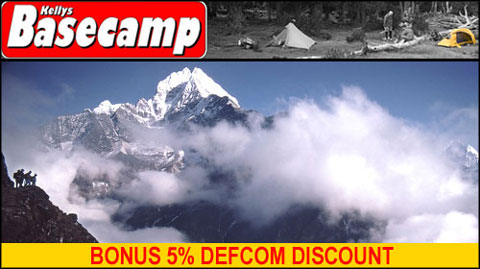 Great savings and discounts at Kellys Basecamp for DEFCOM members
