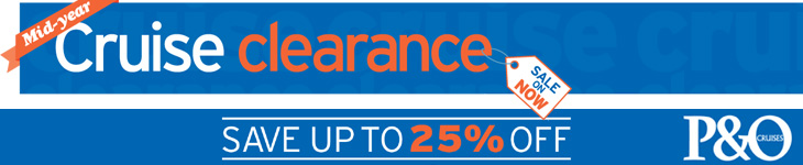 Mid-Year Cruise Clearance from P&O Cruises
